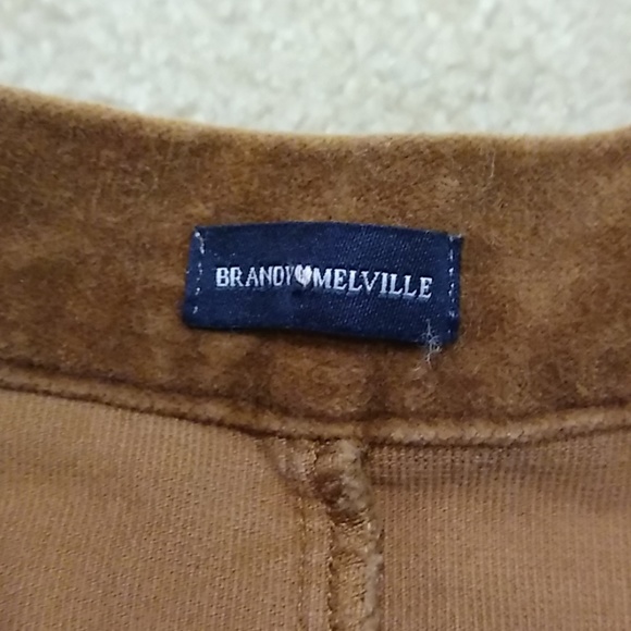 ♥️SOLD♥️Brandy Melville | Tan Skirt - Picture 5 of 7
